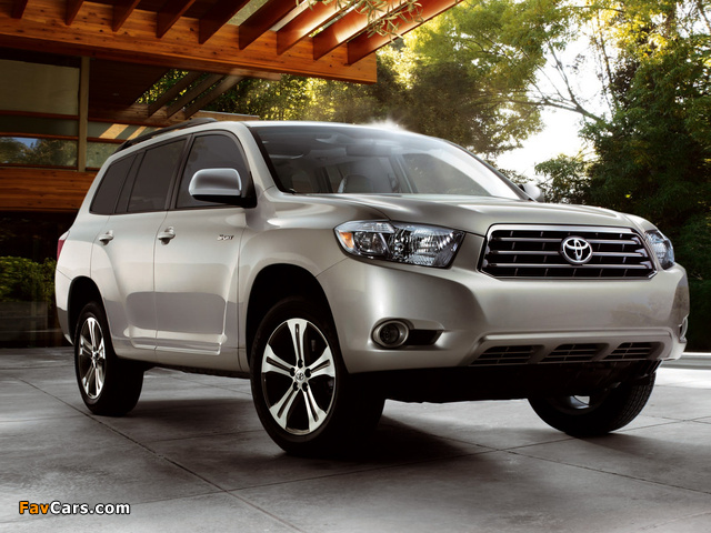 Photos of Toyota Highlander CN-spec 2009 (640 x 480)