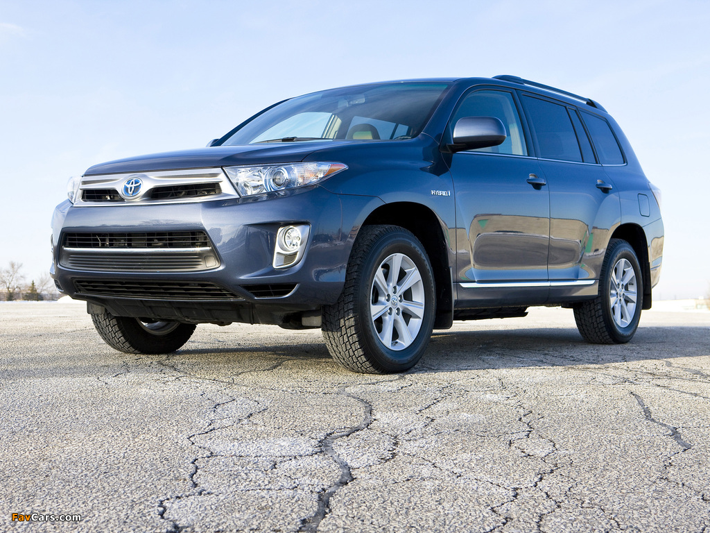 Photos of Toyota Highlander Hybrid (MHU48) 2010 (1024 x 768)