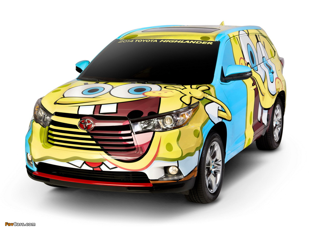 Photos of Toyota Highlander SpongeBob SquarePants Concept 2013 (1024 x 768)