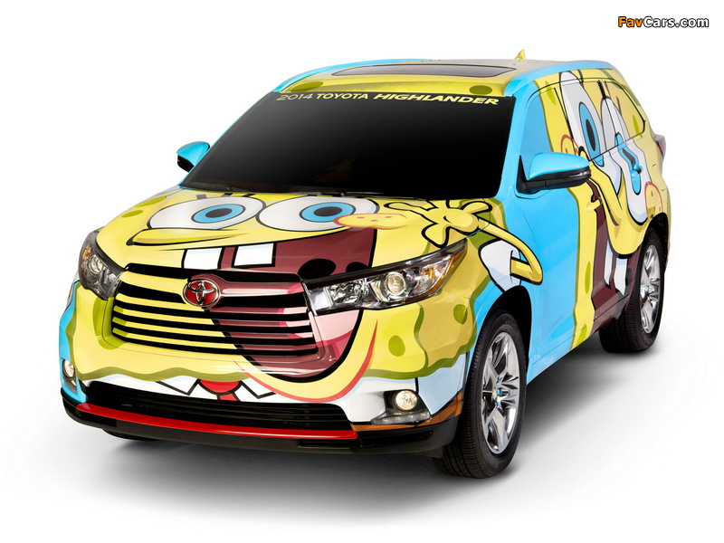 Photos of Toyota Highlander SpongeBob SquarePants Concept 2013 (800 x 600)