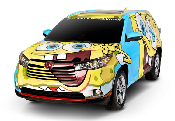 Photos of Toyota Highlander SpongeBob SquarePants Concept 2013