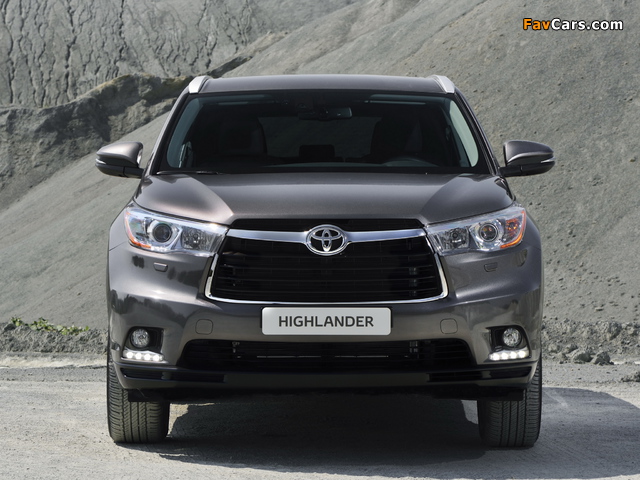 Photos of Toyota Highlander CIS-spec 2014 (640 x 480)