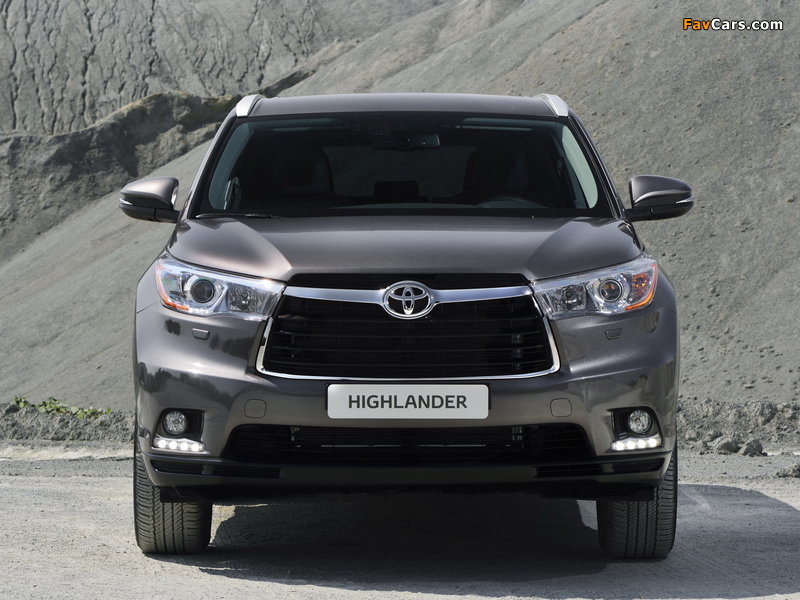 Photos of Toyota Highlander CIS-spec 2014 (800 x 600)