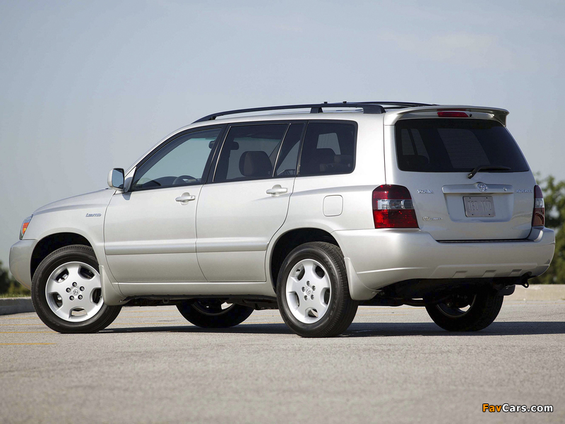 Pictures of Toyota Highlander 2003–07 (800 x 600)