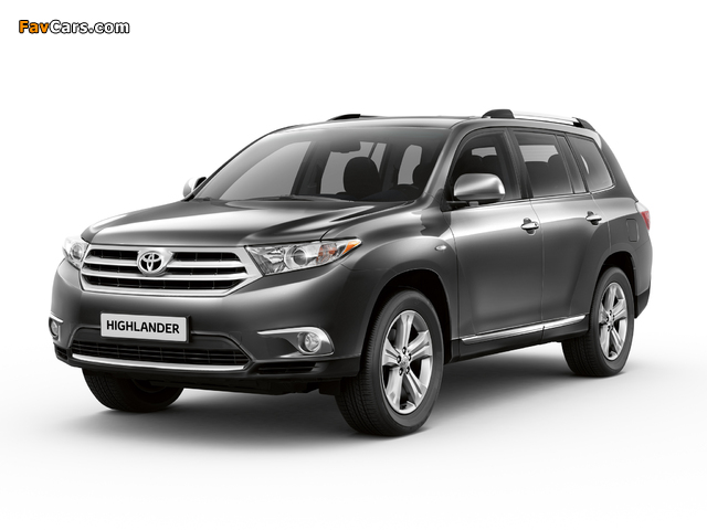 Pictures of Toyota Highlander EU-spec (XU40) 2010 (640 x 480)