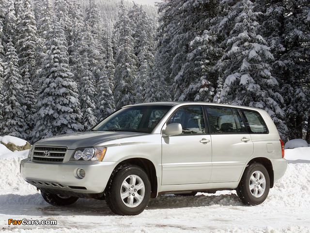 Toyota Highlander 2001–03 images (640 x 480)