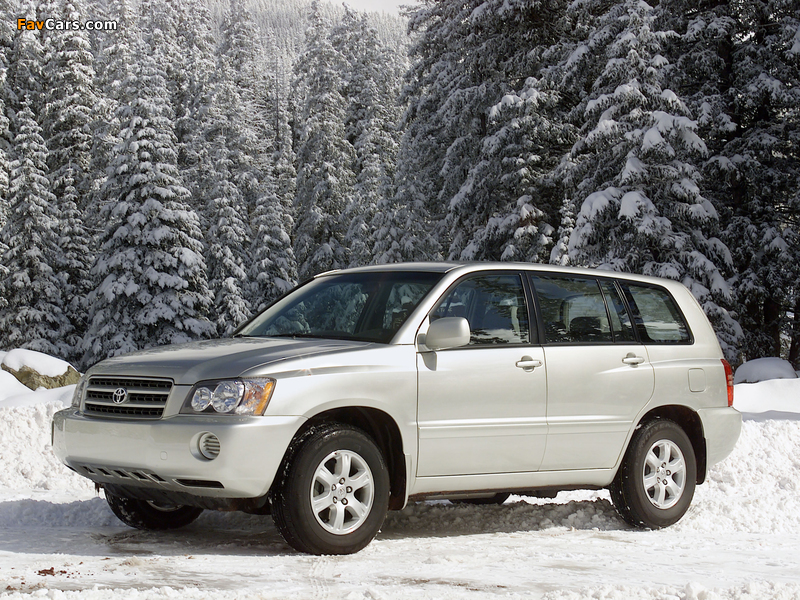 Toyota Highlander 2001–03 images (800 x 600)