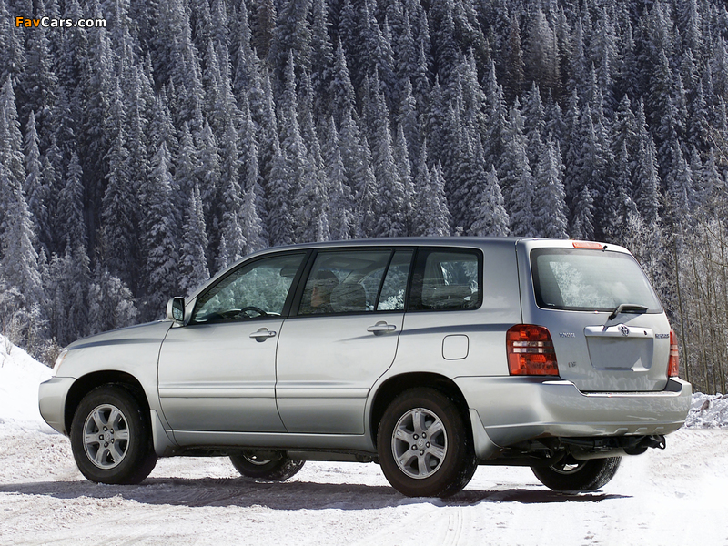 Toyota Highlander 2001–03 photos (800 x 600)