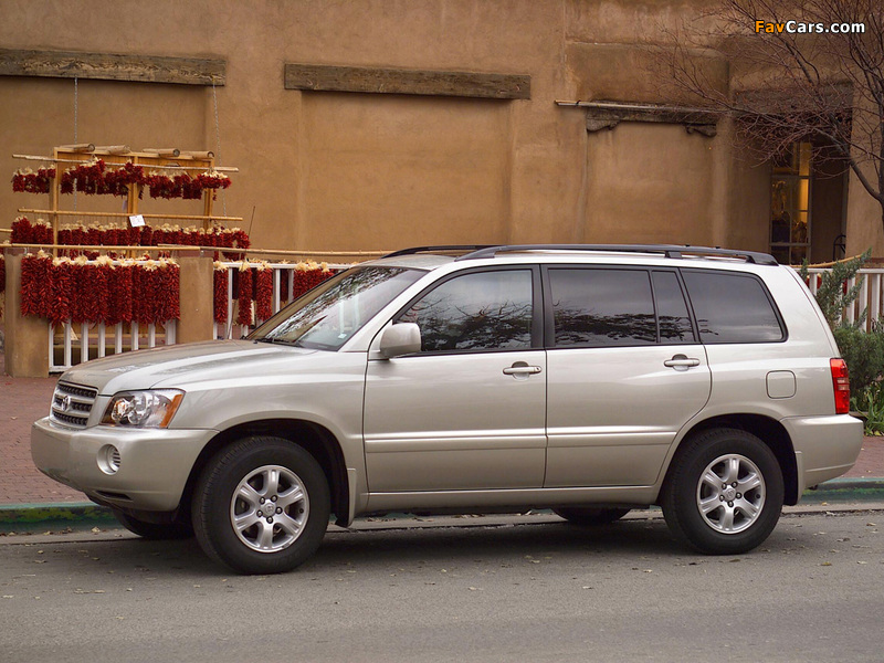 Toyota Highlander 2001–03 photos (800 x 600)