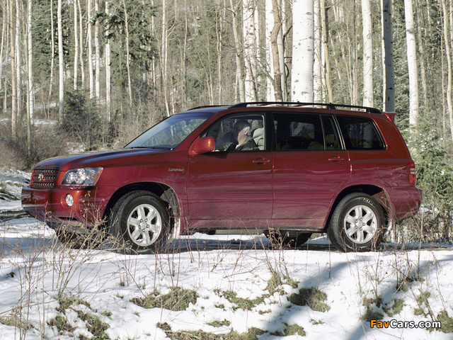 Toyota Highlander 2001–03 pictures (640 x 480)