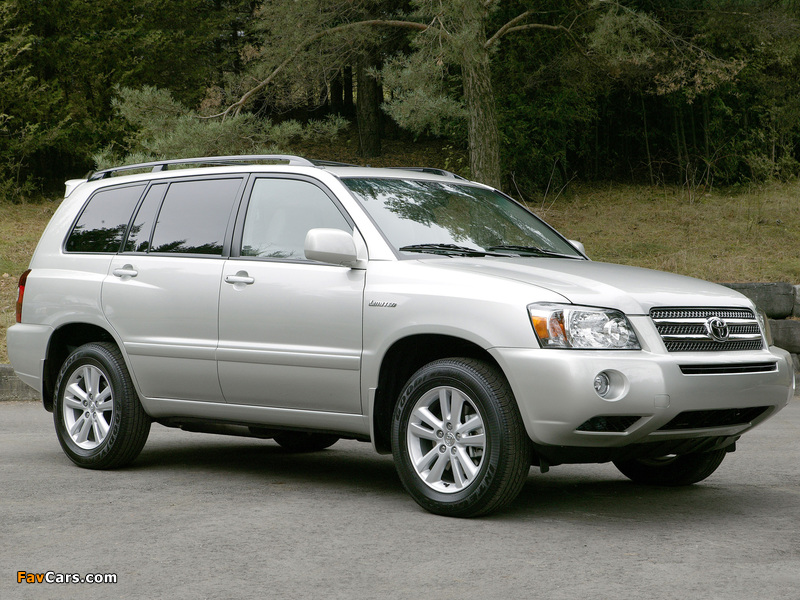 Toyota Highlander Hybrid 2005–07 images (800 x 600)