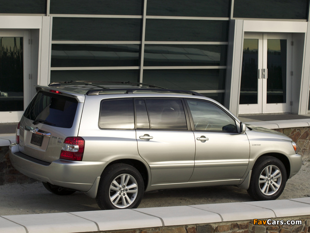 Toyota Highlander Hybrid 2005–07 images (640 x 480)