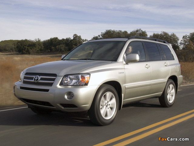 Toyota Highlander Hybrid 2005–07 pictures (640 x 480)