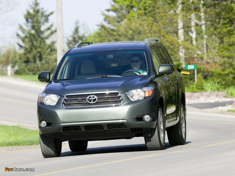 Toyota Highlander Hybrid 2007–10 images (800 x 600)