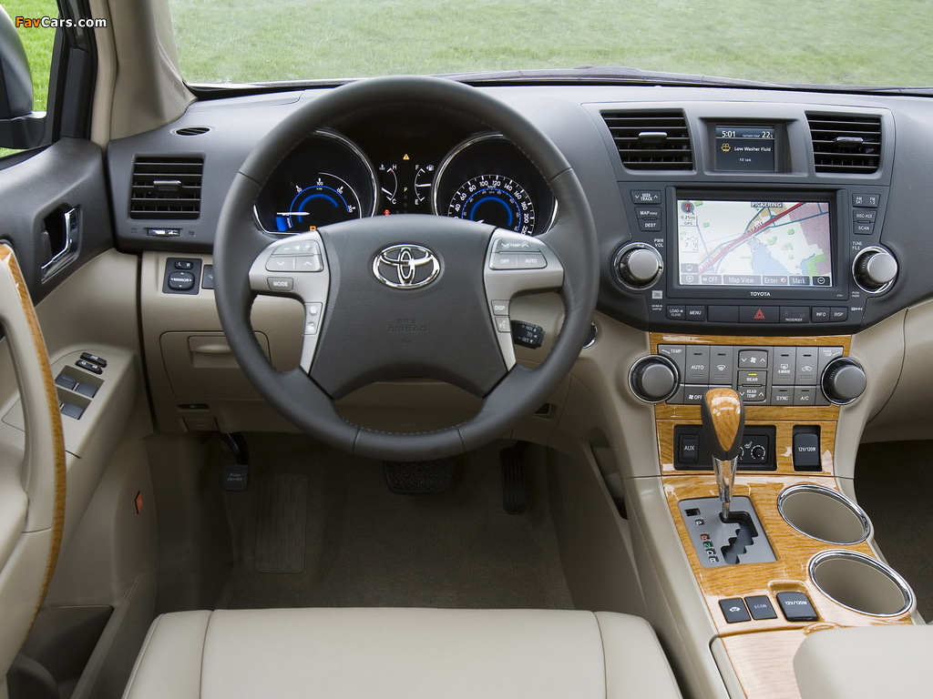 Toyota Highlander Hybrid 2007–10 photos (1024 x 768)