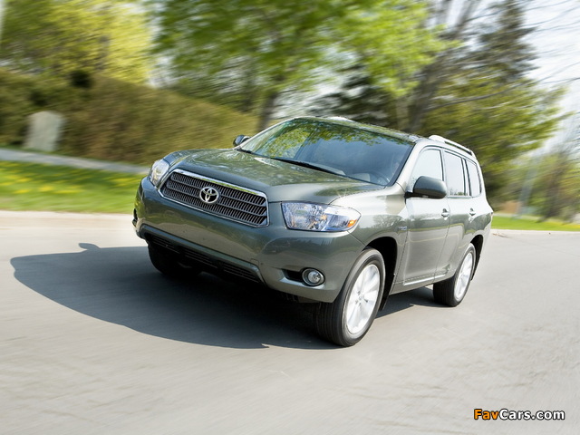 Toyota Highlander Hybrid 2007–10 pictures (640 x 480)