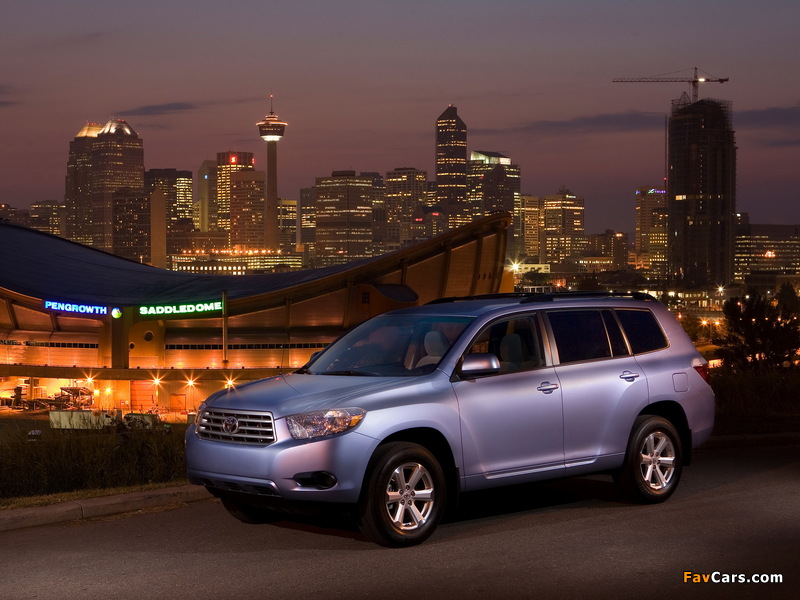 Toyota Highlander 2007–10 wallpapers (800 x 600)