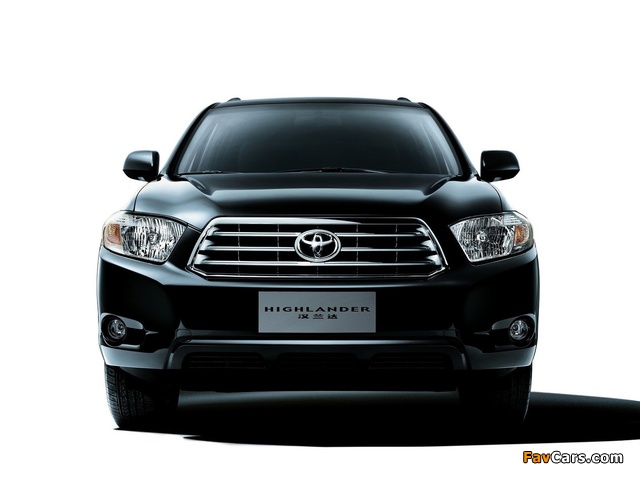 Toyota Highlander CN-spec 2009 pictures (640 x 480)