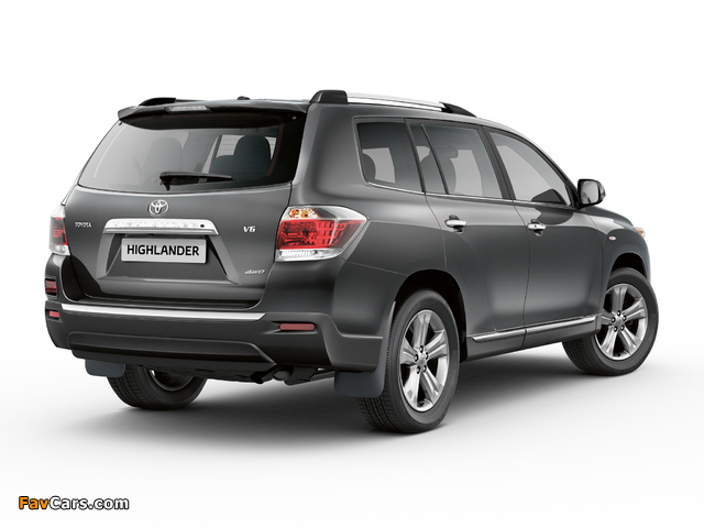 Toyota Highlander EU-spec (XU40) 2010 pictures (640 x 480)