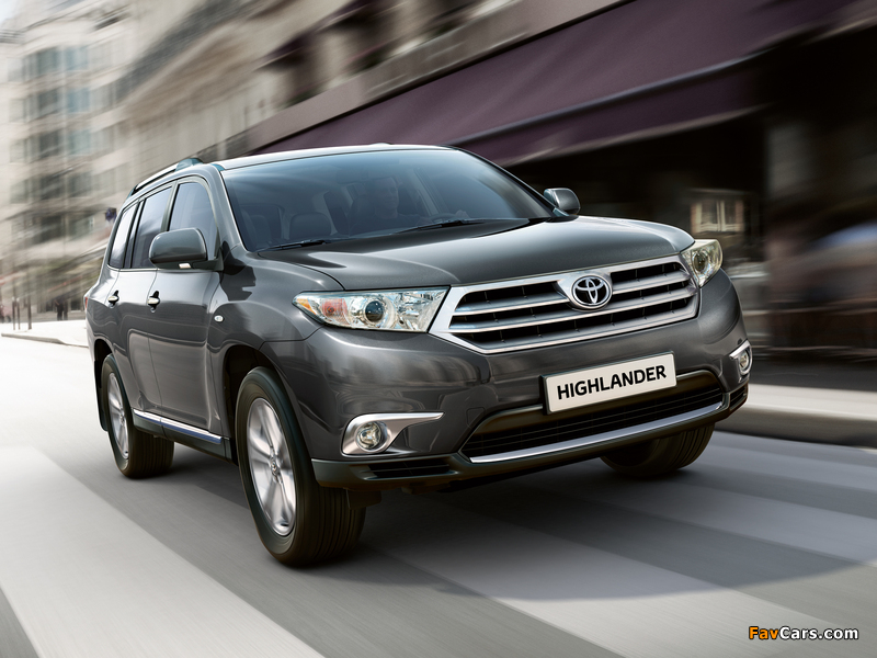 Toyota Highlander EU-spec (XU40) 2010 wallpapers (800 x 600)