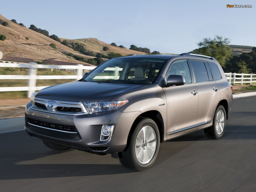 Toyota Highlander Hybrid (MHU48) 2010 wallpapers (1024 x 768)