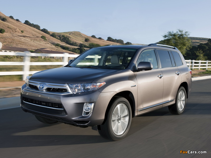 Toyota Highlander Hybrid (MHU48) 2010 wallpapers (800 x 600)