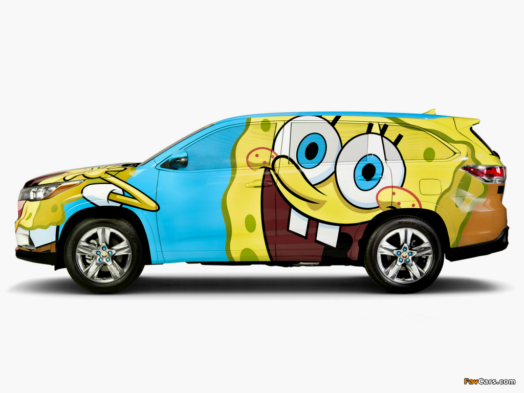 Toyota Highlander SpongeBob SquarePants Concept 2013 photos (1024 x 768)