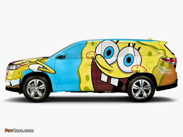 Toyota Highlander SpongeBob SquarePants Concept 2013 photos (640 x 480)