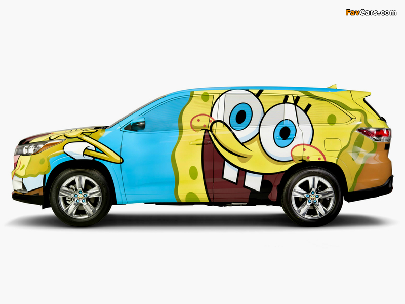 Toyota Highlander SpongeBob SquarePants Concept 2013 photos (800 x 600)