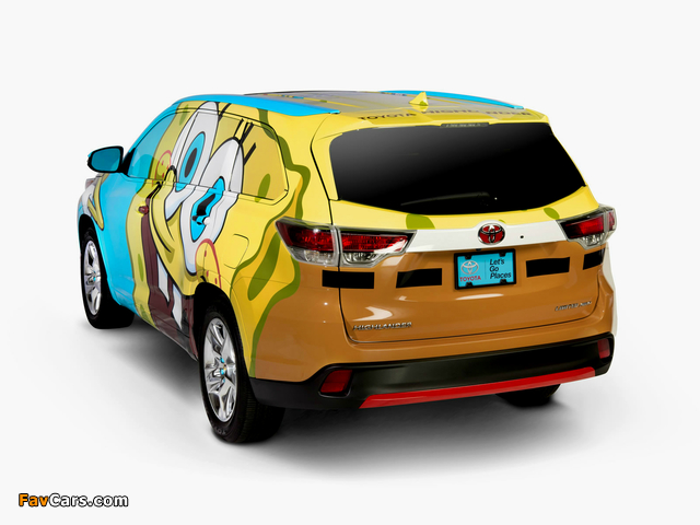 Toyota Highlander SpongeBob SquarePants Concept 2013 photos (640 x 480)