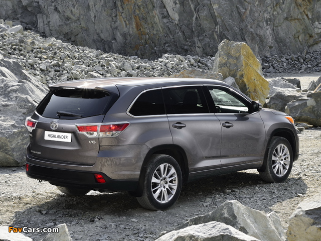 Toyota Highlander CIS-spec 2014 pictures (640 x 480)