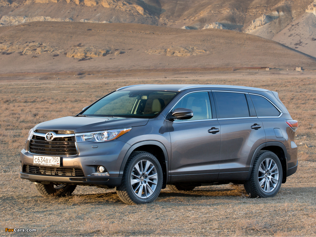 Toyota Highlander CIS-spec 2014 wallpapers (1024 x 768)