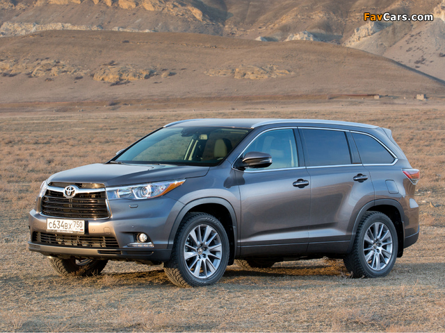 Toyota Highlander CIS-spec 2014 wallpapers (640 x 480)