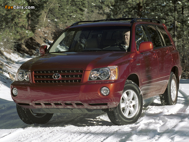 Toyota Highlander 2001–03 wallpapers (640 x 480)