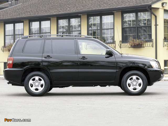 Toyota Highlander 2001–03 wallpapers (640 x 480)