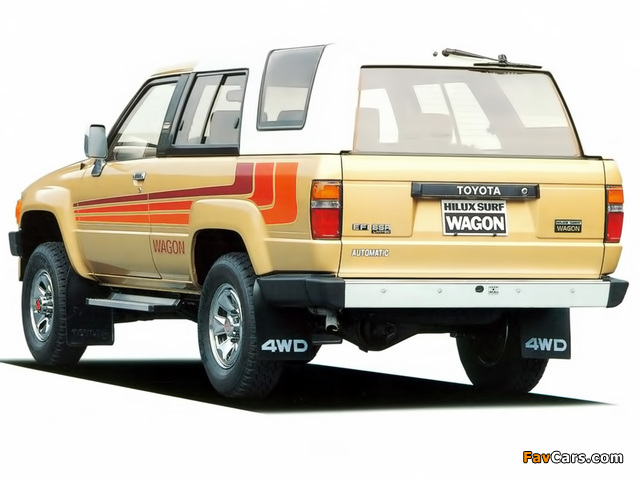 Toyota Hilux Surf SSR Limited 1987–89 wallpapers (640 x 480)