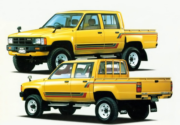 Images of Toyota Hilux Double Cab SR JP-spec 1983–88