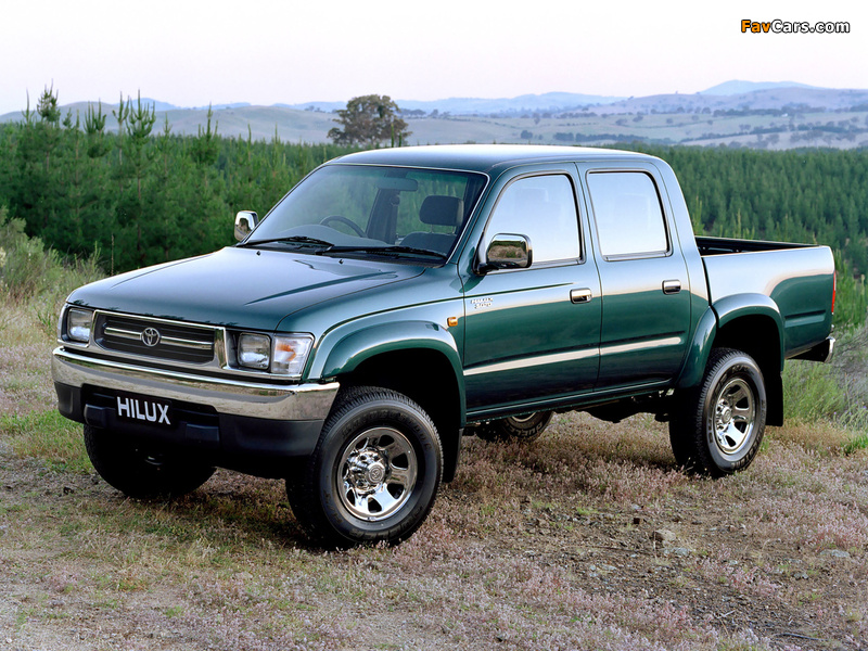 Images of Toyota Hilux Double Cab AU-spec 1997–2001 (800 x 600)