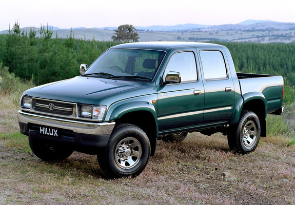 Images of Toyota Hilux Double Cab AU-spec 1997–2001