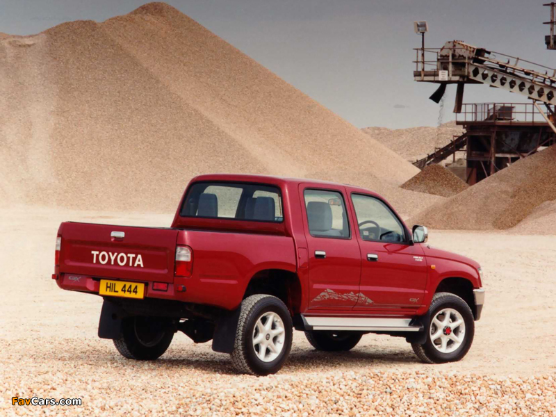 Images of Toyota Hilux Double Cab UK-spec 1997–2001 (800 x 600)