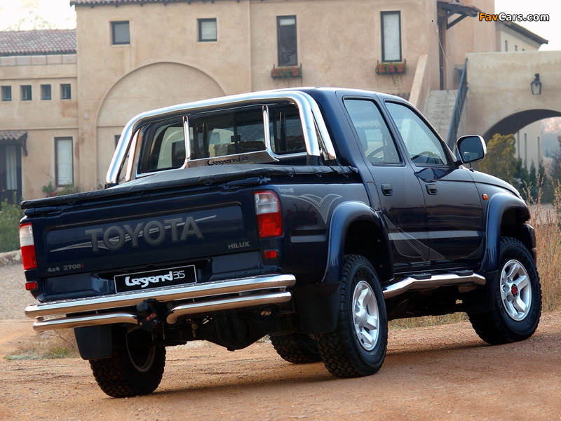 Images of Toyota Hilux 2700i Legend 35 Double Cab 2004 (800 x 600)
