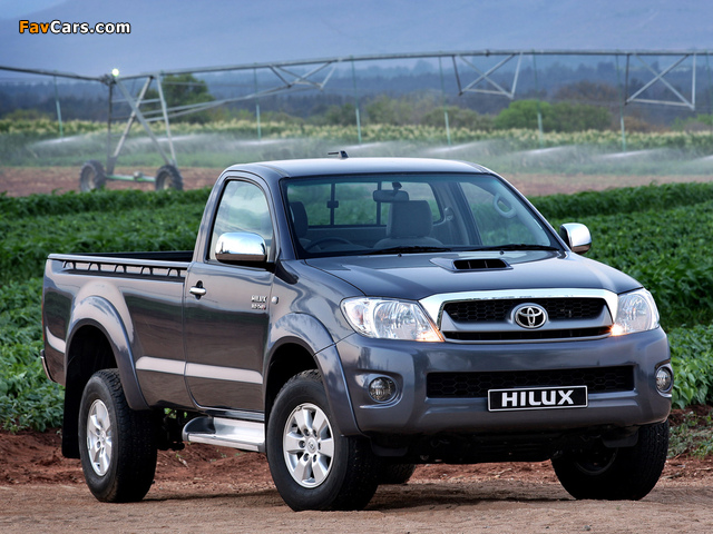Images of Toyota Hilux Single Cab ZA-spec 2008–11 (640 x 480)