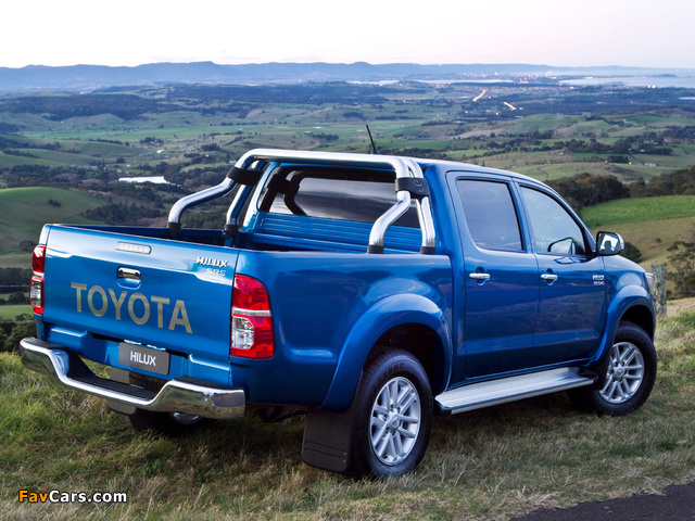 Images of Toyota Hilux SR5 Double Cab 4x4 AU-spec 2011 (640 x 480)