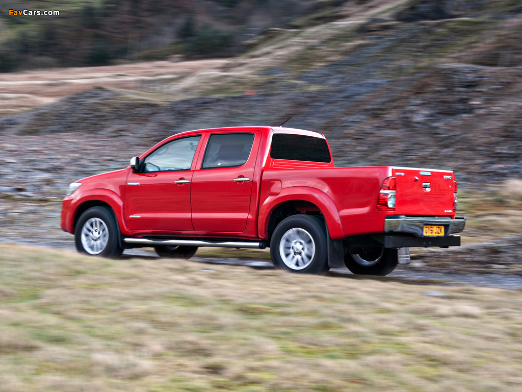 Images of Toyota Hilux Double Cab UK-spec 2011 (1024 x 768)