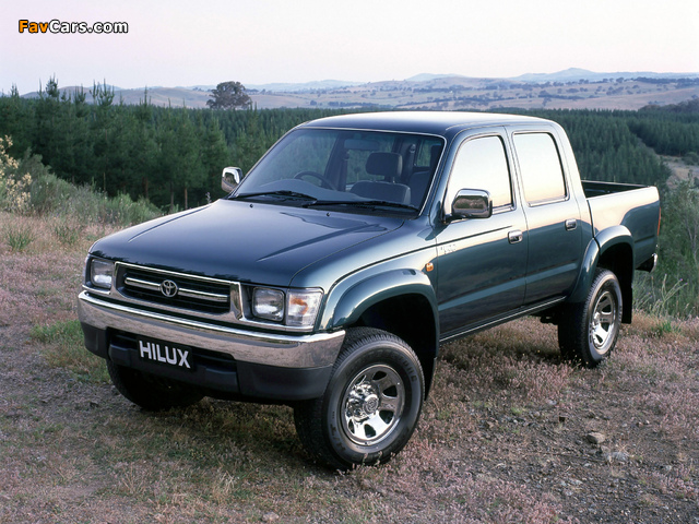 Photos of Toyota Hilux Double Cab AU-spec 1997–2001 (640 x 480)