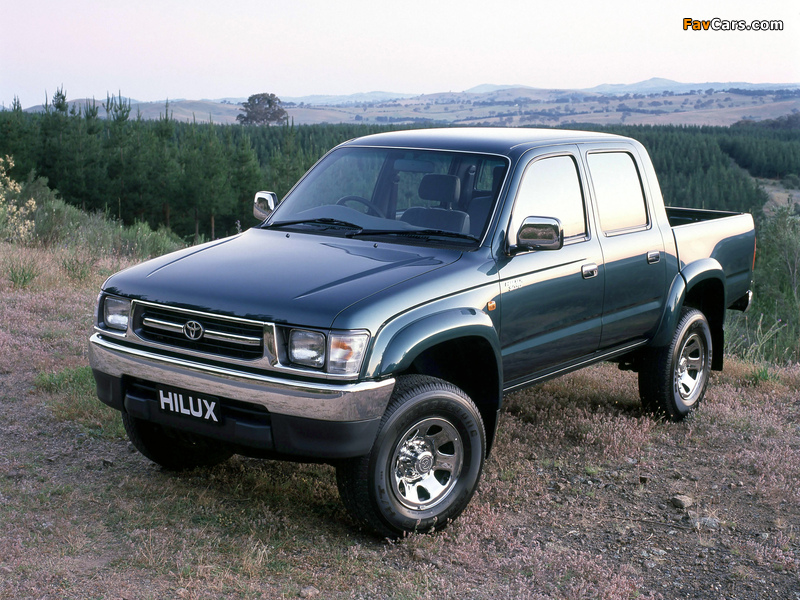 Photos of Toyota Hilux Double Cab AU-spec 1997–2001 (800 x 600)