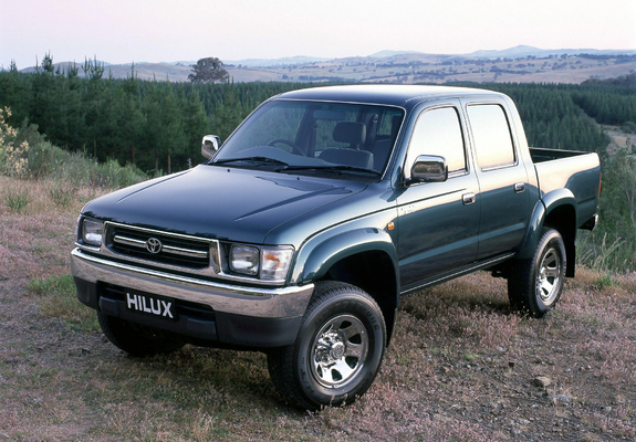 Photos of Toyota Hilux Double Cab AU-spec 1997–2001