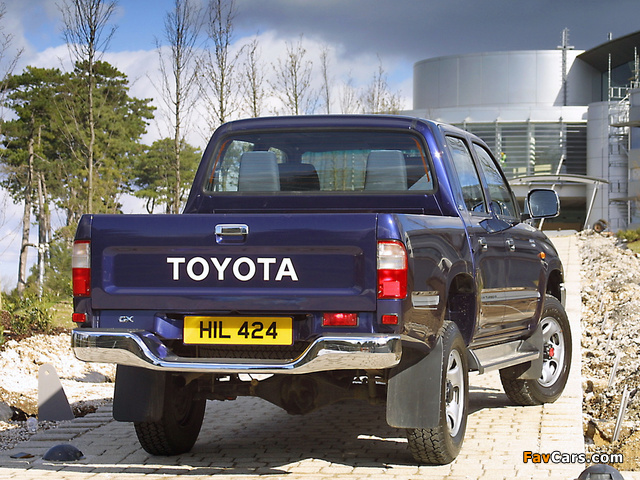Photos of Toyota Hilux Double Cab UK-spec 1997–2001 (640 x 480)