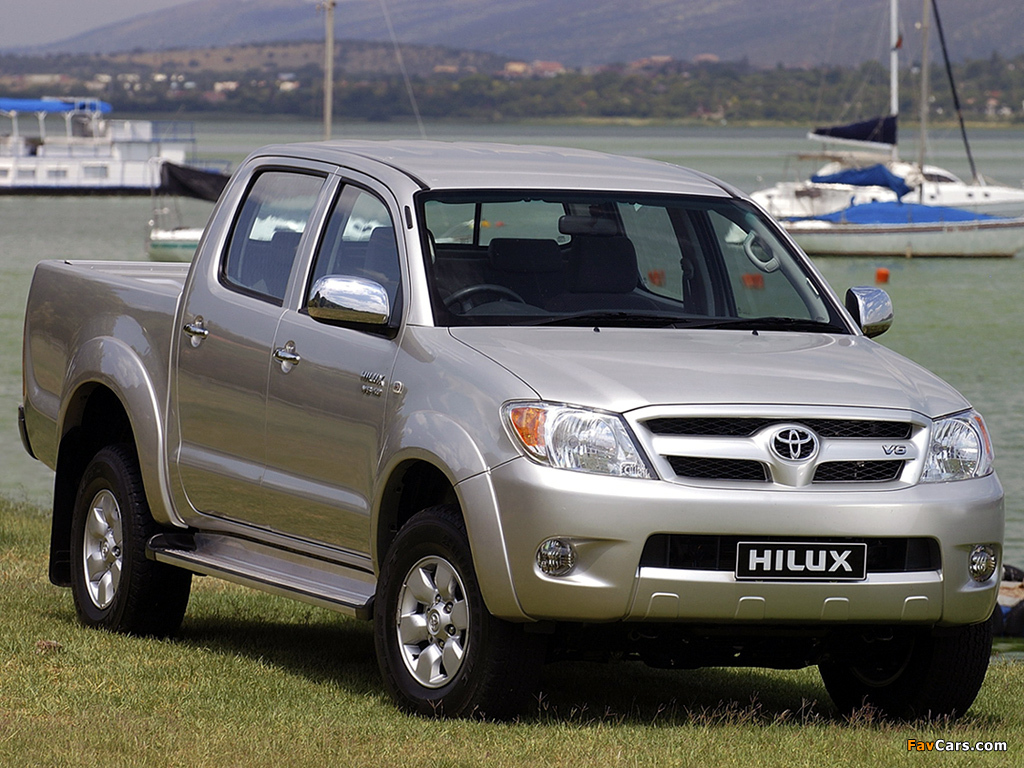 Photos of Toyota Hilux Double Cab ZA-spec 2005–08 (1024 x 768)