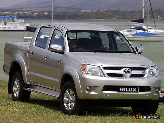 Photos of Toyota Hilux Double Cab ZA-spec 2005–08 (640 x 480)